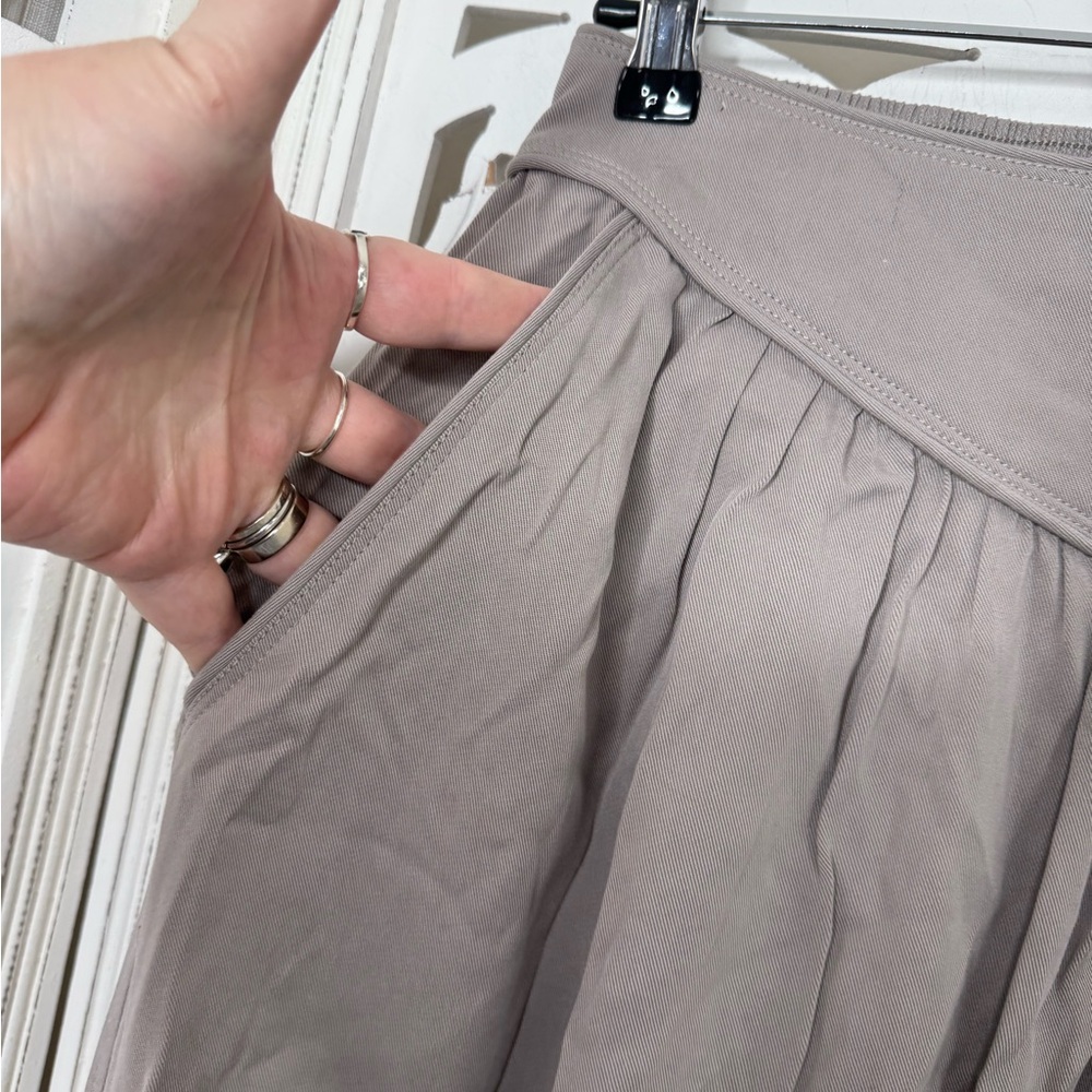 Aritzia Wilfred Taupe Lyocell Maxi Skirt - Picture 5 of 8